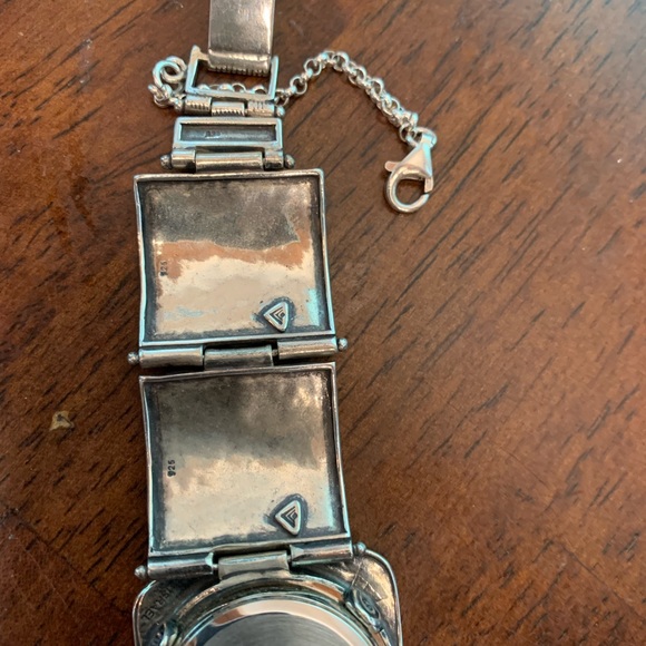 Silpada Hammered Square Link .925 silver watch main image 2